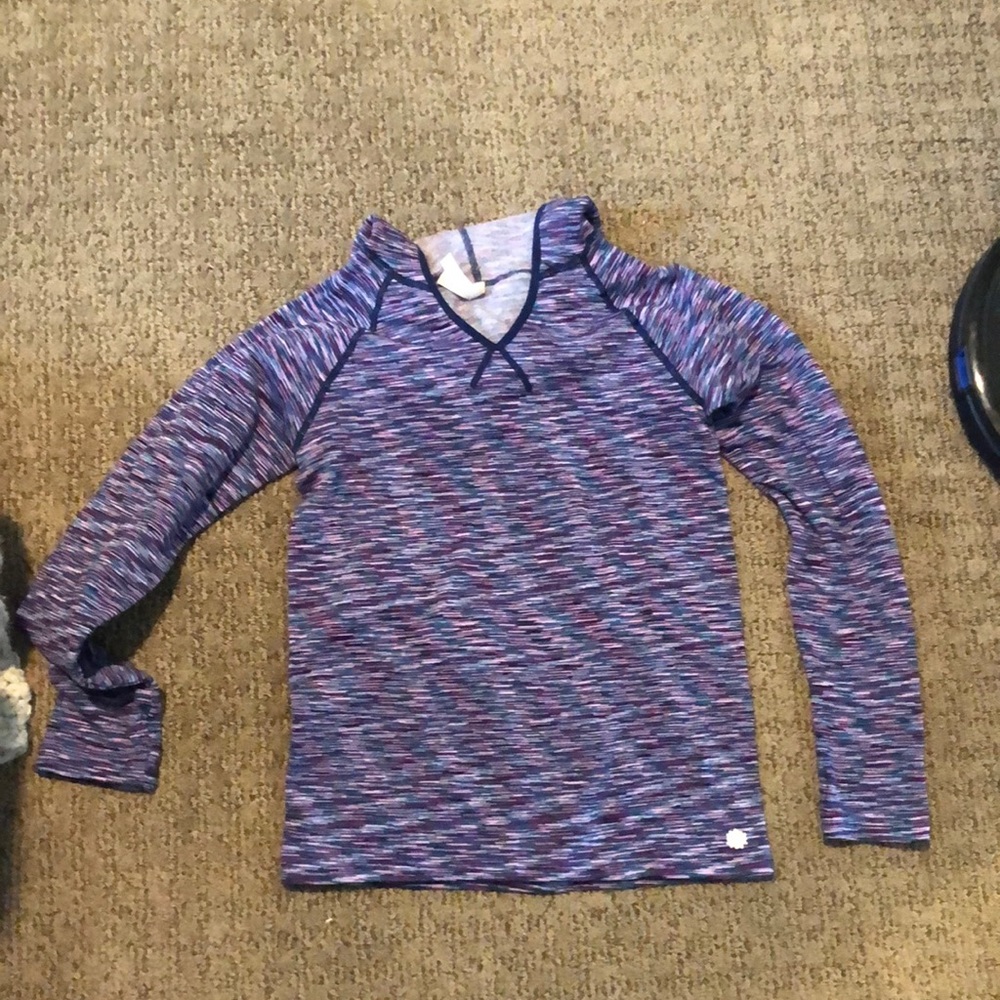 Hooded thermal fleece long sleeve